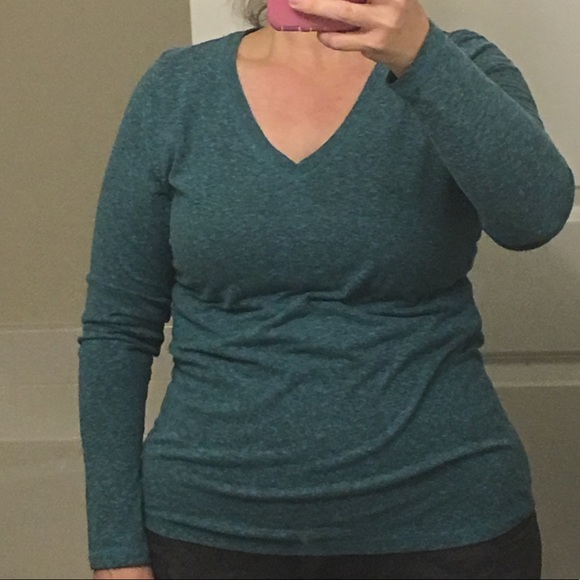 Mossimo Teal heather Tee - Picture 1 of 8